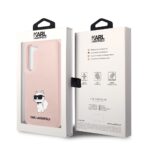 Karl Lagerfeld - Silicone (KLHCS23MSNCHBCP) - Samsung Galaxy S23 Plus - Ροζ Choupette - Image 7
