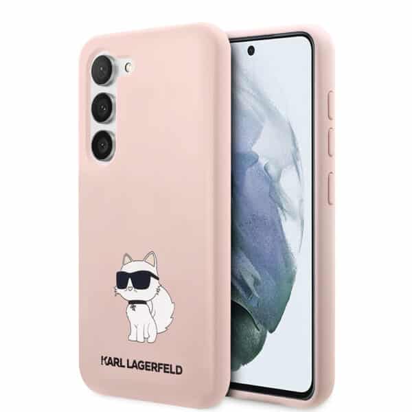 Karl Lagerfeld - Silicone (KLHCS23MSNCHBCP) - Samsung Galaxy S23 Plus - Ροζ Choupette