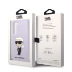 Karl Lagerfeld - Silicone (KLHCS23MSNIKBCU) - Samsung Galaxy S23 Plus - Μώβ Ikonik - Image 7
