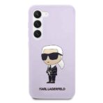 Karl Lagerfeld - Silicone (KLHCS23MSNIKBCU) - Samsung Galaxy S23 Plus - Μώβ Ikonik - Image 2