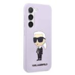 Karl Lagerfeld - Silicone (KLHCS23MSNIKBCU) - Samsung Galaxy S23 Plus - Μώβ Ikonik - Image 4
