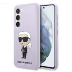 Karl Lagerfeld - Silicone (KLHCS23MSNIKBCU) - Samsung Galaxy S23 Plus - Μώβ Ikonik