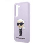Karl Lagerfeld - Silicone (KLHCS23MSNIKBCU) - Samsung Galaxy S23 Plus - Μώβ Ikonik - Image 5