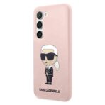 Karl Lagerfeld - Silicone (KLHCS23SSNIKBCP) - Samsung Galaxy S23 - Ροζ Ikonik - Image 4