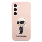 Karl Lagerfeld - Silicone (KLHCS23SSNIKBCP) - Samsung Galaxy S23 - Ροζ Ikonik - Image 2