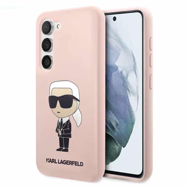 Karl Lagerfeld - Silicone (KLHCS23SSNIKBCP) - Samsung Galaxy S23 - Ροζ Ikonik