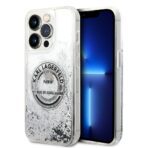 Karl Lagerfeld - Hardcase Liquid Glitter (KLHCP14LLCRSGRS) - iPhone 14 Pro - Ασημί RSG