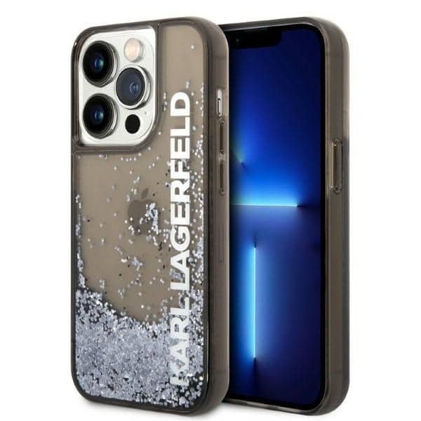 Karl Lagerfeld - Hardcase Liquid Glitter (KLHCP14LLCKVK) - iPhone 14 Pro - Elong