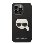 Karl Lagerfeld - Saffiano (KLHCP14LSAPKHK) - iPhone 14 Pro - Karl`s Head - Image 3