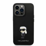 Karl Lagerfeld - Silicone (KLHCP14LSMHKNPK) - iPhone 14 Pro - Ikonik Metal Pin - Image 3