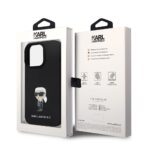 Karl Lagerfeld - Silicone (KLHCP14LSMHKNPK) - iPhone 14 Pro - Ikonik Metal Pin - Image 8