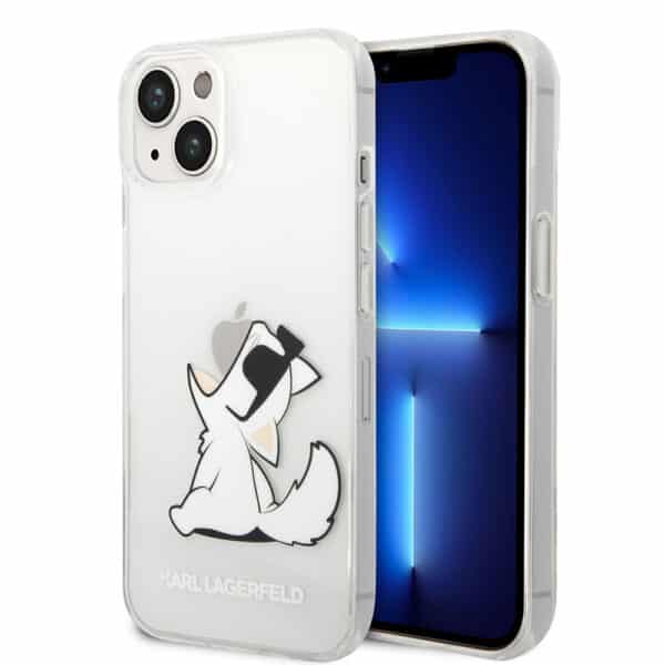 Karl Lagerfeld - Hardcase Διάφανο (KLHCP14MCFNRC) - iPhone 14 Plus / iPhone 15 Plus - Choupette Fun