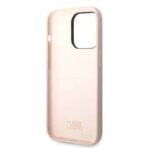 Karl Lagerfeld - Silicone (KLHCP14LSNCHBCP) - iPhone 14 Pro - Ροζ Choupette - Image 4