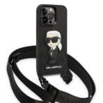 Karl Lagerfeld - Hardcase Monogram (KLHCP14LSTKMK) - iPhone 14 Pro - Ikonik Patch - Image 4