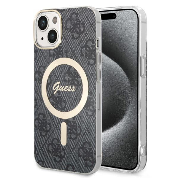 Guess - IML 4G MagSafe (GUHMP15MH4STK) - iPhone 15 Plus - Μαύρο