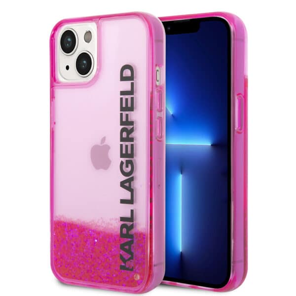 Karl Lagerfeld - Hardcase Liquid Glitter (KLHCP14MLCKVF) - iPhone 14 Plus - Ροζ Elong