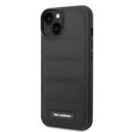 Karl Lagerfeld - Hardcase Leather Puffy (KLHCP14MPSQAK) - iPhone 14 Plus - Elongated Logo - Image 5