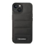 Karl Lagerfeld - Hardcase Leather Puffy (KLHCP14MPSQAK) - iPhone 14 Plus - Elongated Logo - Image 3