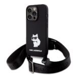 Karl Lagerfeld - Silicone Crossbody (KLHCP15XSCBSCNK) - iPhone 15 Pro Max - Choupette
