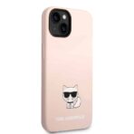 Karl Lagerfeld - Silicone (KLHCP14MSLCTPI) - iPhone 14 Plus - Ροζ Choupette Body - Image 7