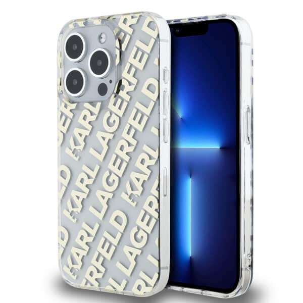 Karl Lagerfeld - IML Luxury (KLHCP15XHigOEMD) - iPhone 15 Pro Max - Χρυσό Fullover Logo