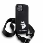 Karl Lagerfeld - Silicone Crossbody (KLHCP15SSCBSCNK) - iPhone 15 - Choupette - Image 2