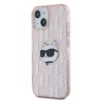 Karl Lagerfeld - IML Luxury (KLHCP14SHKLPCHP) - iPhone 14 - Ροζ Choupette Head&Monogram - Image 5