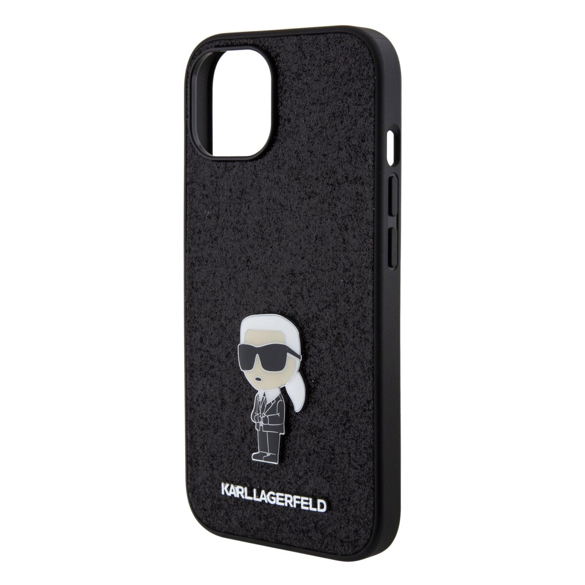 Karl Lagerfeld - Hardcase Glitter Fixed (KLHCP15SGKNPSK) - iPhone 15 - Ikonik Logo - Image 5