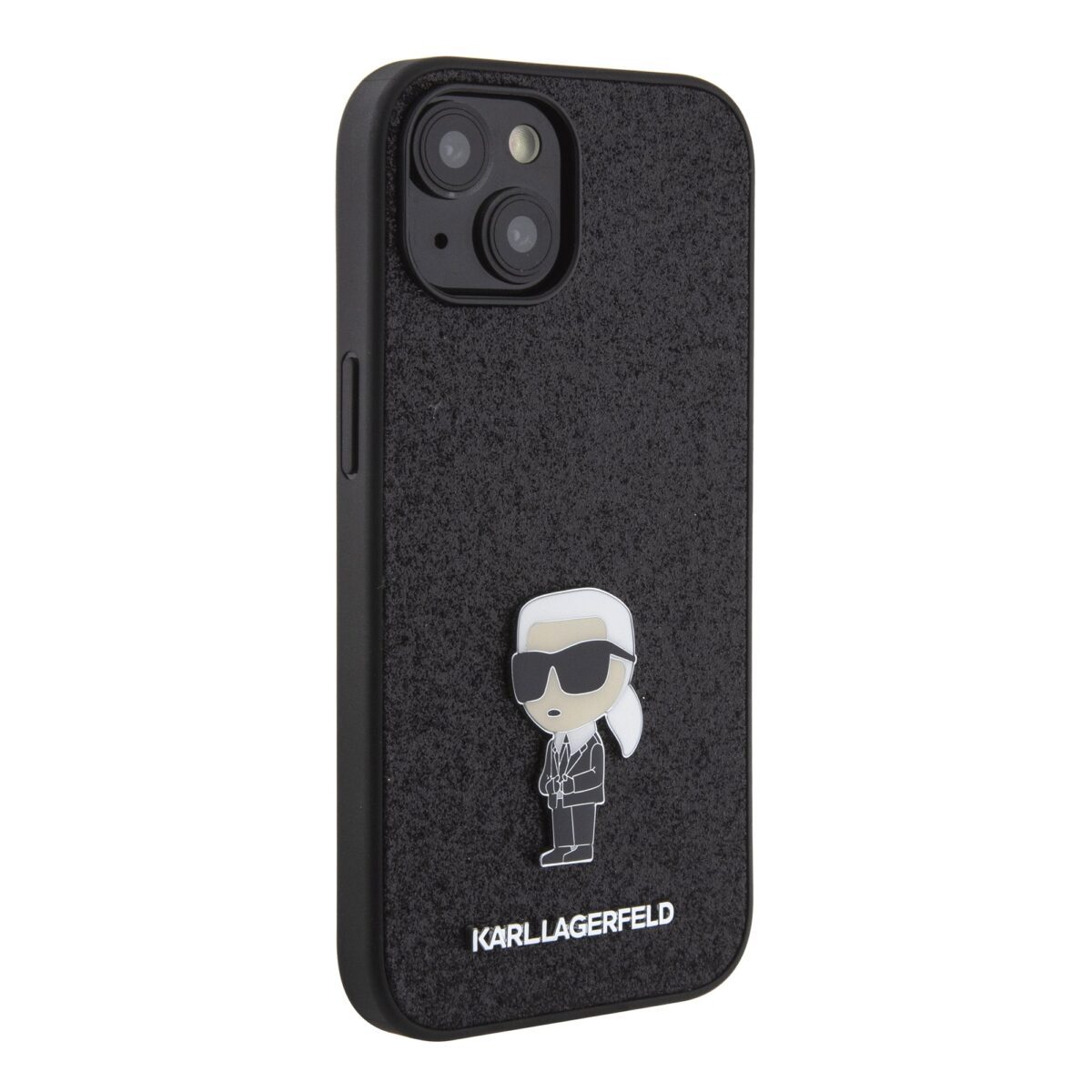Karl Lagerfeld - Hardcase Glitter Fixed (KLHCP15SGKNPSK) - iPhone 15 - Ikonik Logo - Image 6