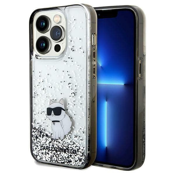 Karl Lagerfeld - Hardcase Liquid Glitter (KLHCP14XLKCNSK) - iPhone 14 Pro Max - Διάφανο Choupette