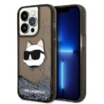 Karl Lagerfeld - Hardcase Glitter (KLHCP14XLNCHCK) - iPhone 14 Pro Max - Choupette Head
