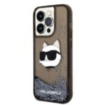Karl Lagerfeld - Hardcase Glitter (KLHCP14XLNCHCK) - iPhone 14 Pro Max - Choupette Head - Image 7