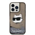 Karl Lagerfeld - Hardcase Glitter (KLHCP14XLNCHCK) - iPhone 14 Pro Max - Choupette Head - Image 3