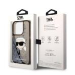 Karl Lagerfeld - Hardcase Glitter (KLHCP14XLNKHCK) - iPhone 14 Pro Max - Karl Head - Image 8