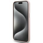 Karl Lagerfeld - Silicone (KLHCP15LSMHCNPP) - iPhone 15 Pro - Ροζ Choupette Metal Pin - Image 6