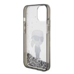 Karl Lagerfeld - Hardcase Liquid Glitter (KLHCP15SLKKNSK) - iPhone 15 - Διάφανο Ikonik - Image 4
