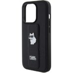 Karl Lagerfeld - Saffiano Gripstand (KLHCP15XGSACHPK) - iPhone 15 Pro Max - Choupette - Image 3