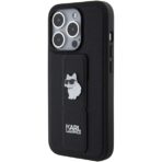 Karl Lagerfeld - Saffiano Gripstand (KLHCP15XGSACHPK) - iPhone 15 Pro Max - Choupette - Image 6