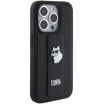 Karl Lagerfeld - Saffiano Gripstand (KLHCP15XGSACHPK) - iPhone 15 Pro Max - Choupette - Image 5