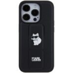 Karl Lagerfeld - Saffiano Gripstand (KLHCP15XGSACHPK) - iPhone 15 Pro Max - Choupette - Image 4