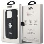 Karl Lagerfeld - Saffiano Gripstand (KLHCP15XGSACHPK) - iPhone 15 Pro Max - Choupette - Image 8