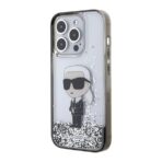 Karl Lagerfeld - Hardcase Liquid Glitter (KLHCP15XLKKNSK) - iPhone 15 Pro Max - Διάφανο Ikonik - Image 4