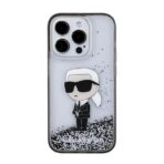Karl Lagerfeld - Hardcase Liquid Glitter (KLHCP15XLKKNSK) - iPhone 15 Pro Max - Διάφανο Ikonik - Image 3