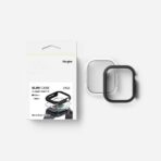 Ringke - Πλαστική Θήκη Slim (2 pack) - Apple Watch 10 42mm - Clear / Matte Μαύρο - Image 7