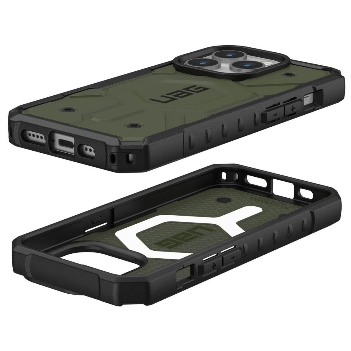 UAG - Pathfinder MagSafe - iPhone 15 Pro - Olive Drab - Image 3