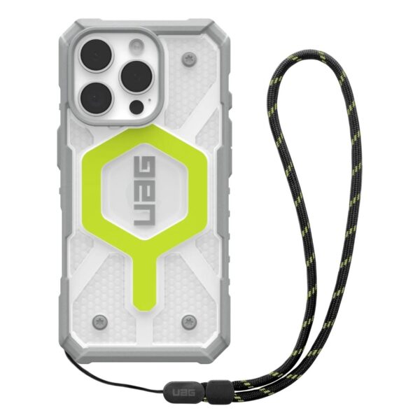 UAG - Pathfinder Διάφανη MagSafe - iPhone 16 Pro Max - Active Neon Lanyard