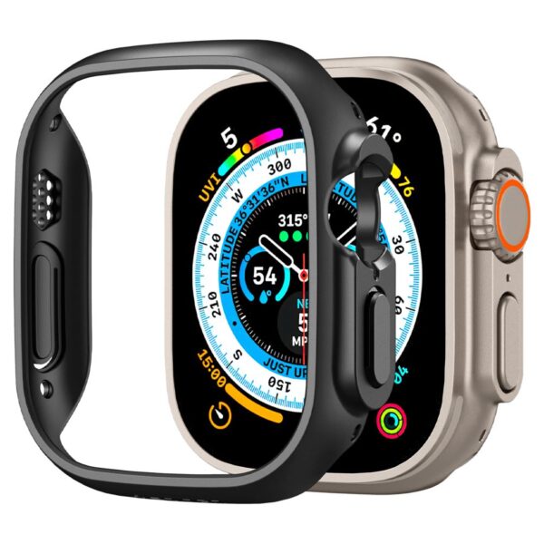 Spigen - Thin Fit Πλαστική Θήκη- Apple Watch Ultra / Ultra 2 - Μαύρο