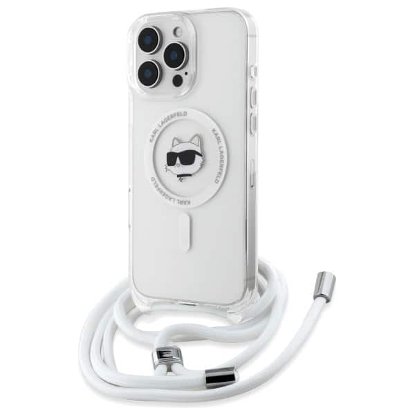 Karl Lagerfeld - IML Crossbody MagSafe (KLHMP16SHCCHNT) - iPhone 16 - Διάφανο Choupette`s Head