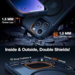 Torras - Guardian Magnetic Series - iPhone 15 Pro Max - Navy Μπλε - Image 6