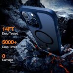 Torras - Guardian Magnetic Series - iPhone 15 Pro Max - Navy Μπλε - Image 2